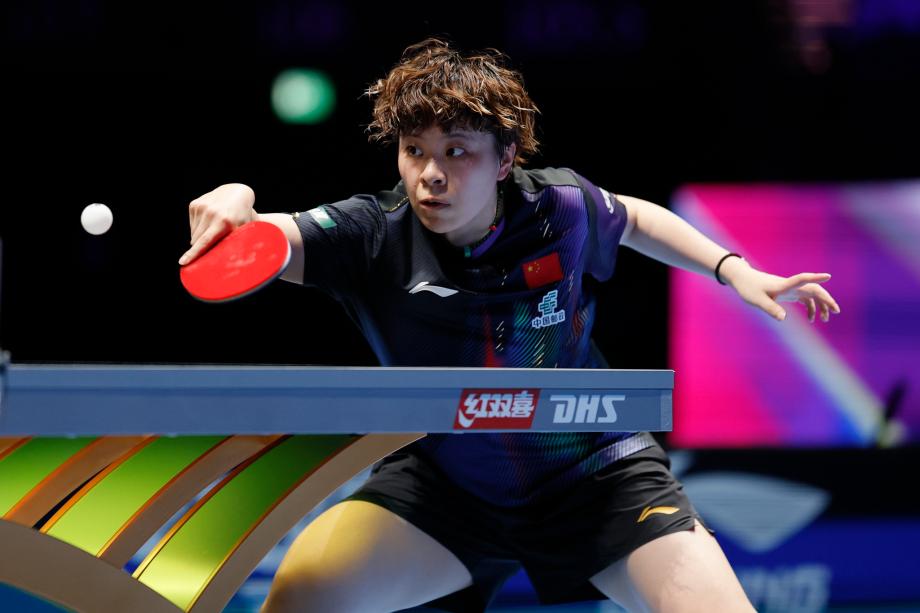 [图]王艺迪0-4不敌莎宾·温特 无缘世界杯女单半决赛